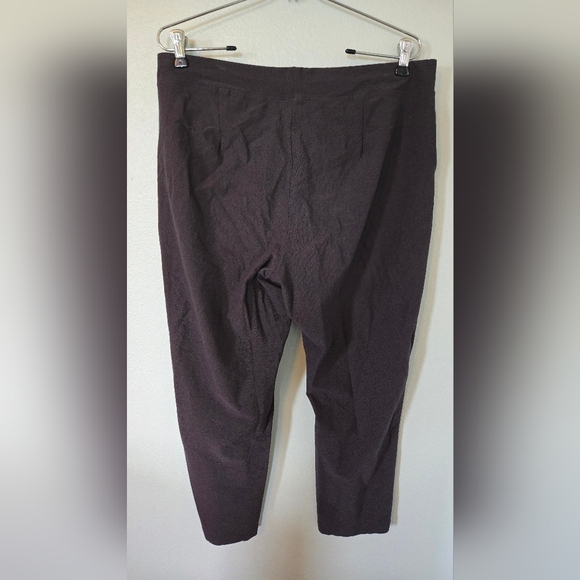 Eileen Fisher Black Straight Leg Leggings Size Large Petite - Picture 2 of 6